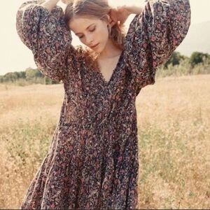 Doen Grasse dress in black floral